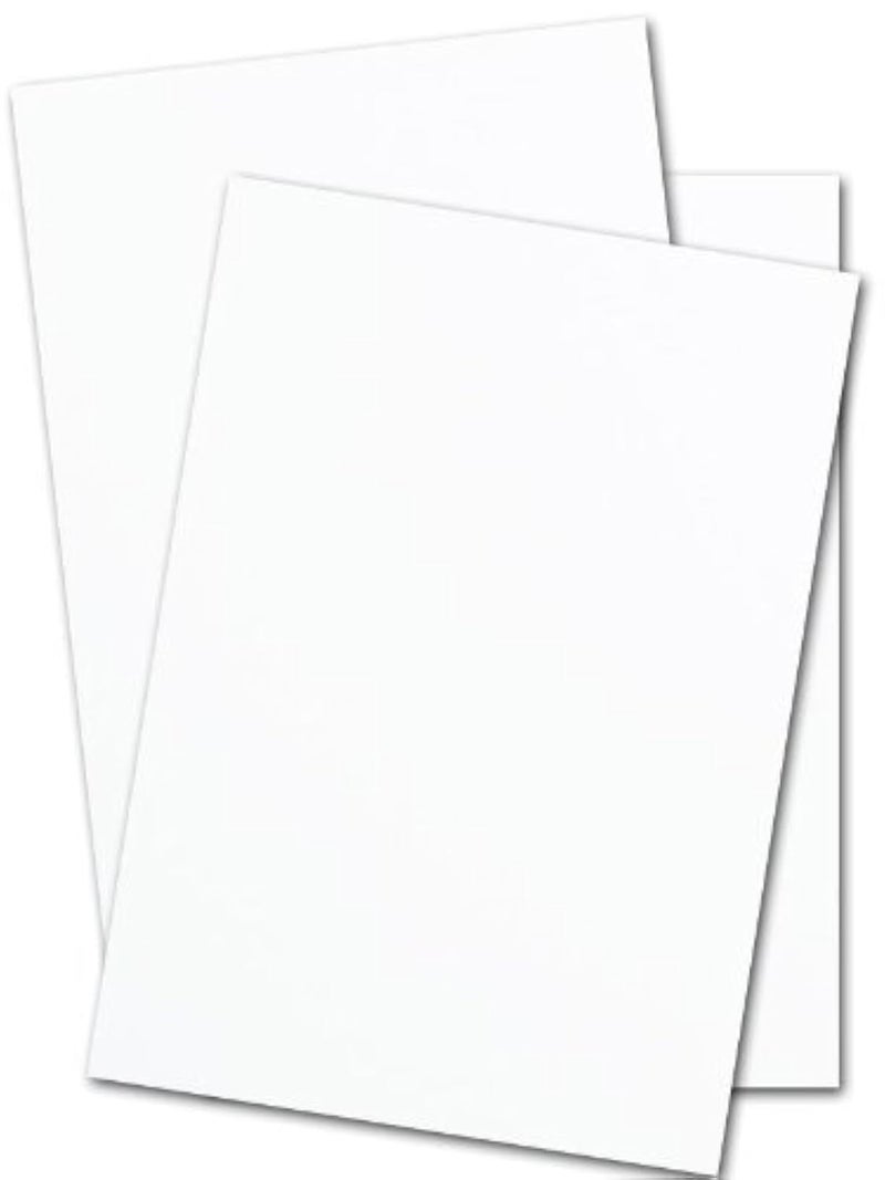 Cougar White 160# Double Thick Card Stock 8.5x11 - 25 Pk